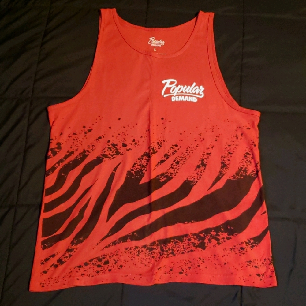 Paint Splatter Zebra Tank top